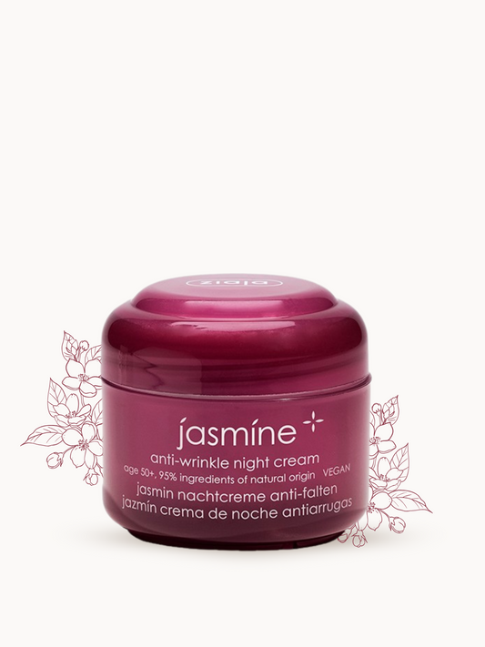 Crème de Nuit Anti-Rides Jasmin – Régénération & Fermeté