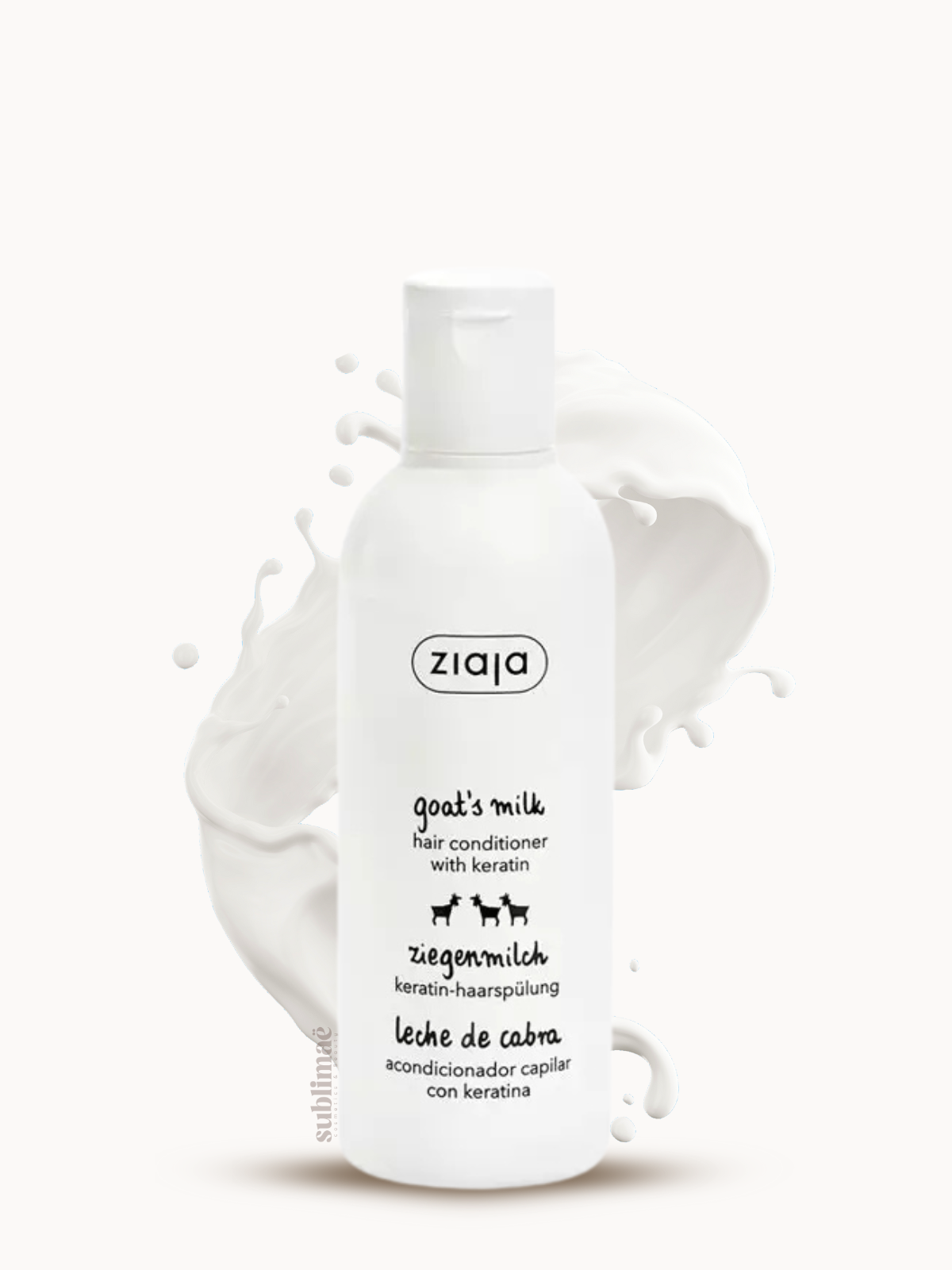 Après-Shampoing - Lait de Chèvre & Kératine