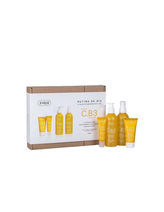 Coffret Routine Visage Jour Vitamine C + B3 + Niacinamide – Éclat & Hydratation Quotidienne